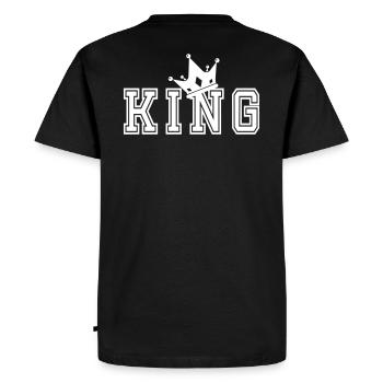 King Motif Complémentaire Pour Couples - T-shirt Premium bio Homme - noir - Dos - Nico (187cm)