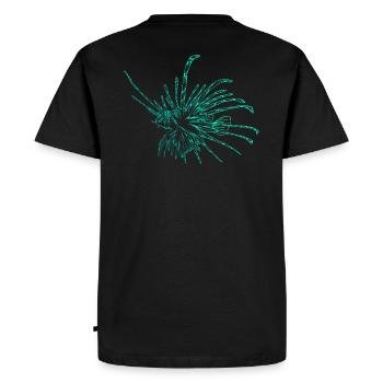 Lionfish Diving Diver Lionfish Dive Plongée - T-shirt Premium bio Homme - noir - Dos - Nico (187cm)