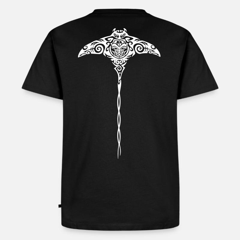 Aloha Ray - Männer Premium Bio T-Shirt - Schwarz