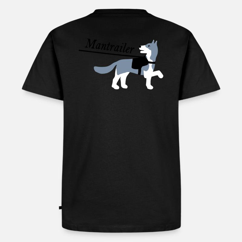 Mantrailer vektor - Männer Premium Bio T-Shirt - undefined