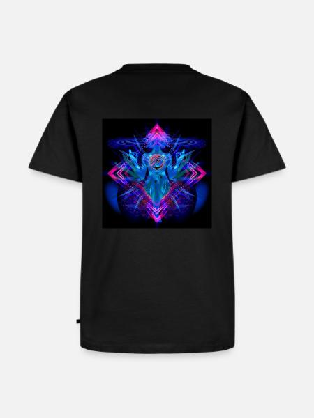 "Avalokiteśvara" Psytrance Goa Trance Style - T-shirt Premium bio Homme - noir