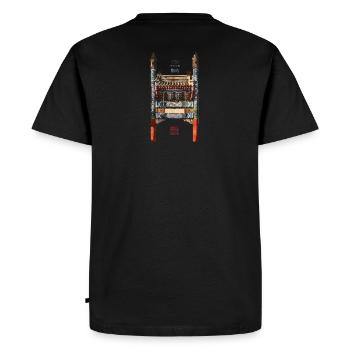 Chinesisch_Architektur en Sommerpalast_Yanyu 1750 - T-shirt Premium bio Homme - noir - Dos - Nico (187cm)