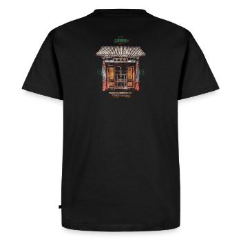 Chinesisch_Architektur en Sommerpalast_Yulan 1889 - T-shirt Premium bio Homme - noir - Dos - Nico (187cm)