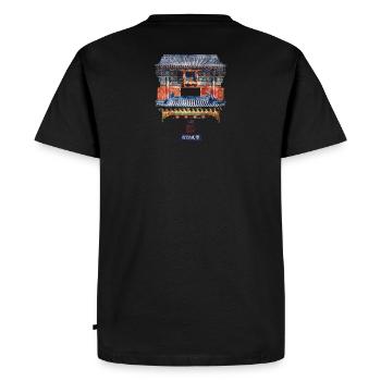 Chinesisch_Architektur_Himmelstempel_Huangqian - T-shirt Premium bio Homme - noir - Dos - Nico (187cm)