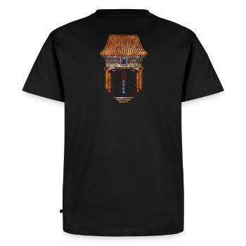 Palais d’été Style_1750 chinois Paiyun - T-shirt Premium bio Homme - noir - Dos - Nico (187cm)