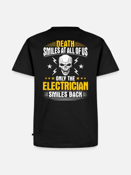 Elektroniker Elektriker Electrician Geschenk - Männer Premium Bio T-Shirt - Schwarz