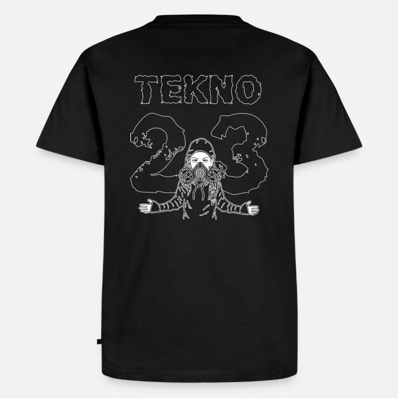 tekno 23 - Männer Premium Bio T-Shirt - Schwarz