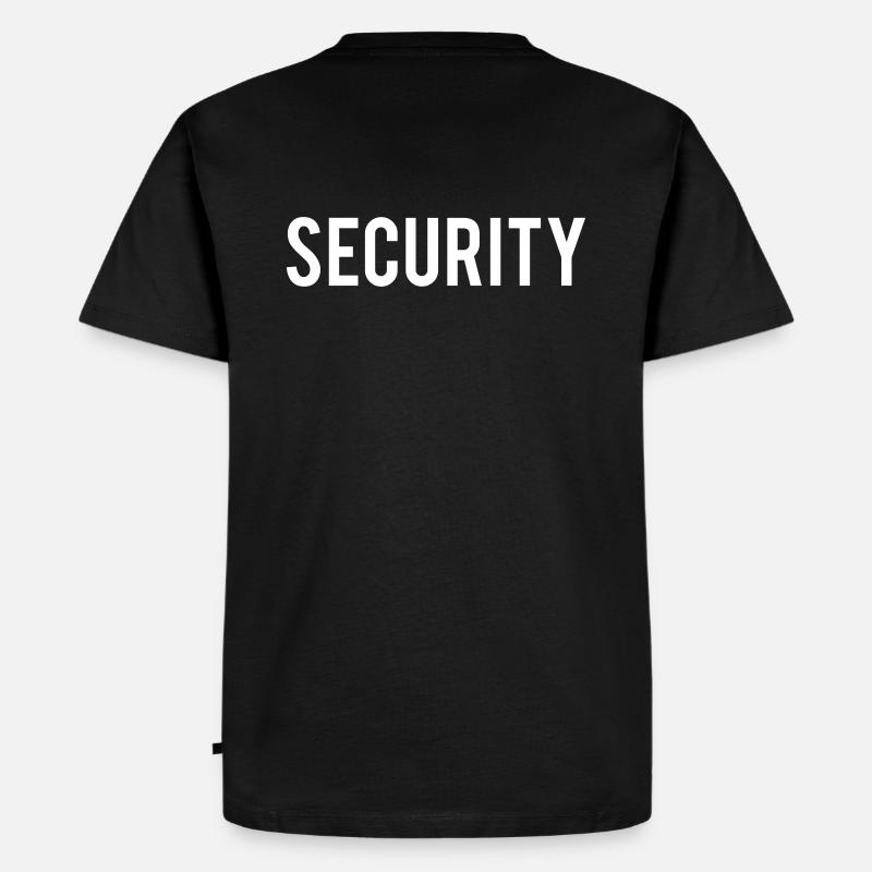 security - Männer Premium Bio T-Shirt - Schwarz