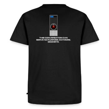 It's no use, Dave. - Men's Premium Organic T-Shirt - black - Back - Nico (187cm)