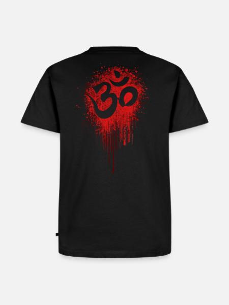 Psychedelic Om Shiva Psytrance - Men's Premium Organic T-Shirt - black