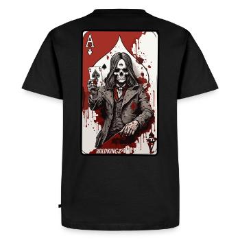 As - T-shirt Premium bio Homme - noir - Dos - Nico (187cm)