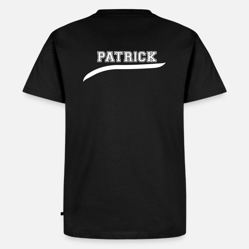 patrick_2 - Männer Premium Bio T-Shirt - Schwarz