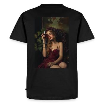 Excuses de Dieu - T-shirt Premium bio Homme - noir - Dos - Nico (187cm)