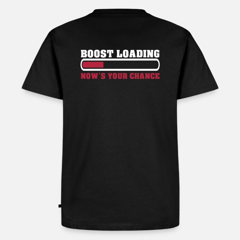 Boost Loading Nows Your Chance - Männer Premium Bio T-Shirt - Schwarz