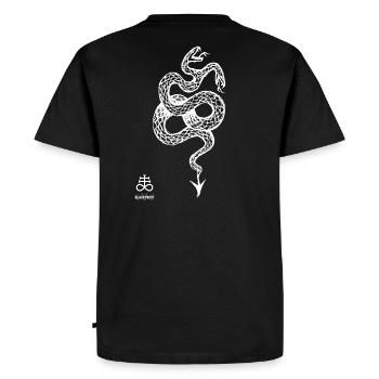 Serpent - T-shirt Premium bio Homme - noir - Dos - Nico (187cm)