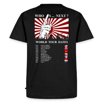 L'énergie nucléaire non merci Chernobyl fukushima - T-shirt Premium bio Homme - noir - Dos - Nico (187cm)