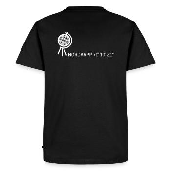 NORDKAPP - T-shirt Premium bio Homme - noir - Dos - Nico (187cm)