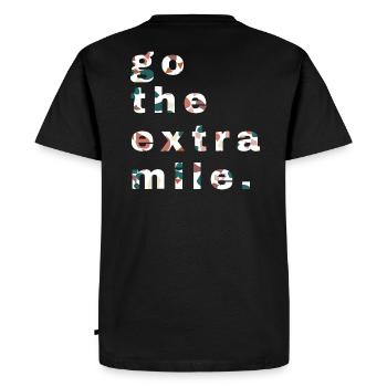 Gravel, Mountain Bike, Passion, Cycling - Men's Premium Organic T-Shirt - black - Back - Nico (187cm)