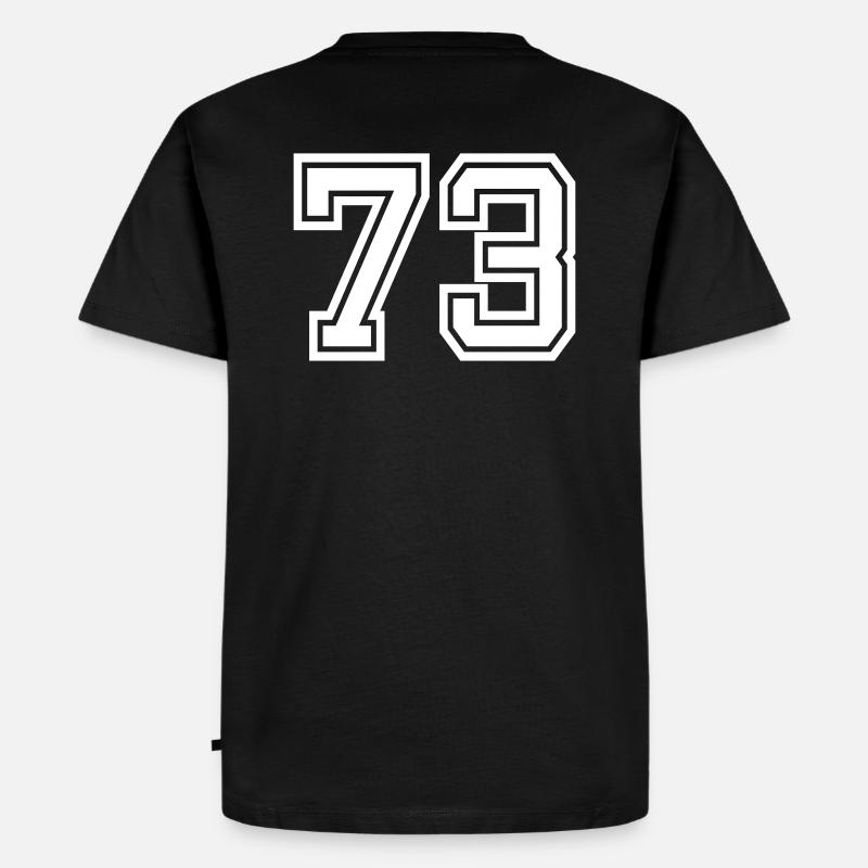 73 - Männer Premium Bio T-Shirt - Schwarz