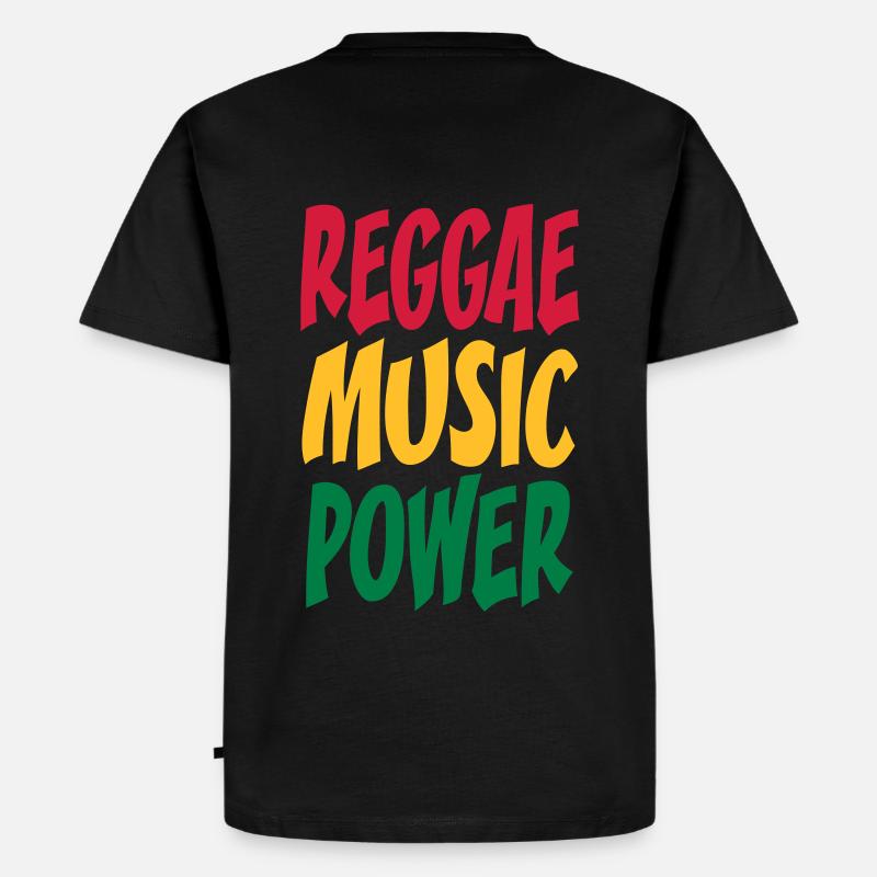 rasta Musikleistung - Männer Premium Bio T-Shirt - Schwarz