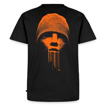 Beanie Rebel - T-shirt Premium bio Homme - noir - Dos - Nico (187cm)