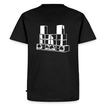 soundsystem 23 - T-shirt Premium bio Homme - noir - Dos - Nico (187cm)