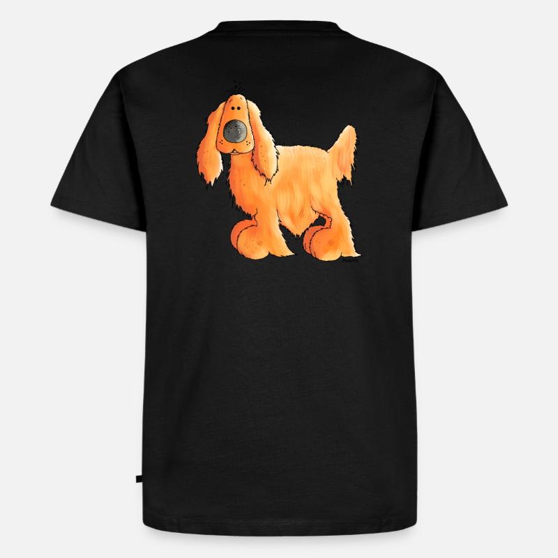Goldiger Cocker Spaniel - Hund - Männer Premium Bio T-Shirt - undefined