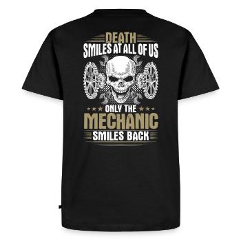 Mechanic Mechanic Mechanic Screwdriver - Men's Premium Organic T-Shirt - black - Back - Nico (187cm)