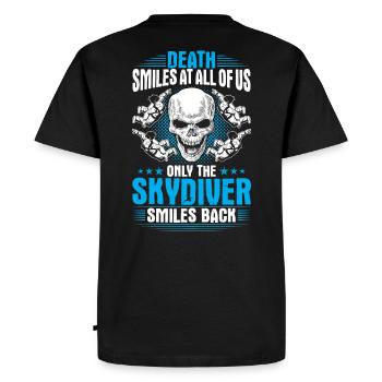 Skydiver Skydiver - Men's Premium Organic T-Shirt - black - Back - Nico (187cm)