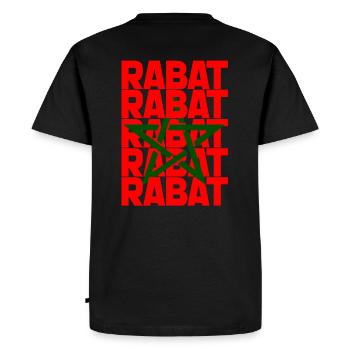 RABAT - T-shirt Premium bio Homme - noir - Dos - Nico (187cm)