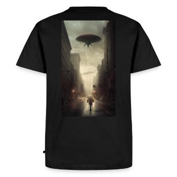 Conspiration - T-shirt Premium bio Homme - noir - Dos - Nico (187cm)