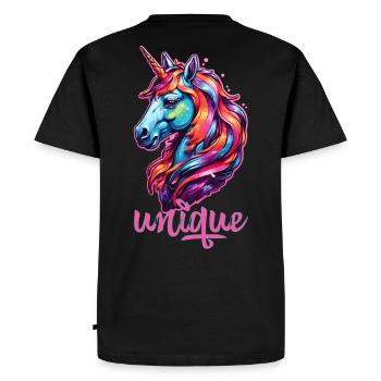 Unique - T-shirt Premium bio Homme - noir - Dos - Nico (187cm)
