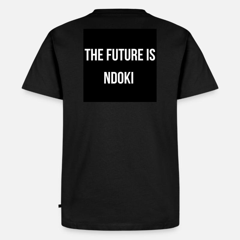 DIE ZUKUNFT IST NDOKI - Männer Premium Bio T-Shirt - Schwarz