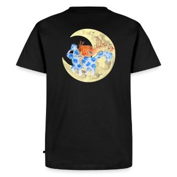 Sorcière ! - T-shirt Premium bio Homme - noir - Dos - Nico (187cm)