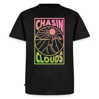 Nuages de Chasin Pente Parapente - T-shirt Premium bio Homme - noir - Dos - Nico (187cm)