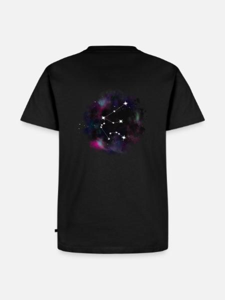 Verseau/ Aquarius Signe astrologique dans l’univers - T-shirt Premium bio Homme - noir