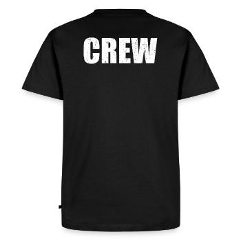 crew stage hand technician master event - Men's Premium Organic T-Shirt - black - Back - Nico (187cm)