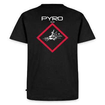 PYRO PYROTECHNIC ARTIFICIER fireworks - T-shirt Premium bio Homme - noir - Dos - Nico (187cm)
