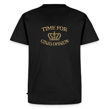 Temps pour l'opinion de Gina Brooklyn Nine Nine B99 Tea - T-shirt Premium bio Homme - noir - Dos - Nico (187cm)