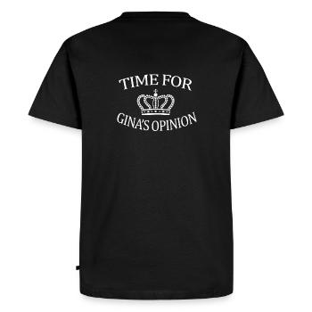 Temps pour l'opinion de Gina Brooklyn Nine Nine B99 Tea - T-shirt Premium bio Homme - noir - Dos - Nico (187cm)