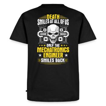 Mechatronics technician mechatronics mechatronics gift - Men's Premium Organic T-Shirt - black - Back - Nico (187cm)