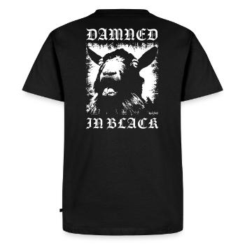 Black Goat - T-shirt Premium bio Homme - noir - Dos - Nico (187cm)