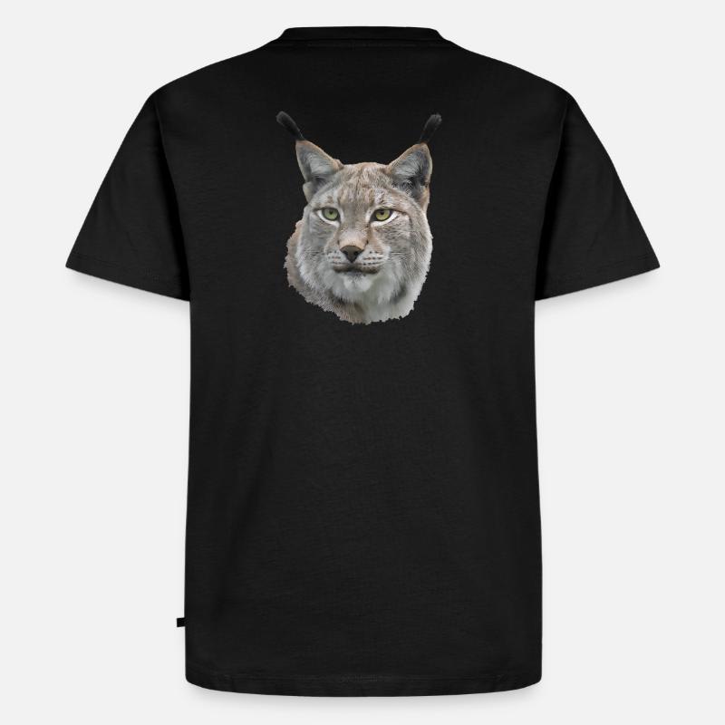 Luchs Good - Männer Premium Bio T-Shirt - Schwarz