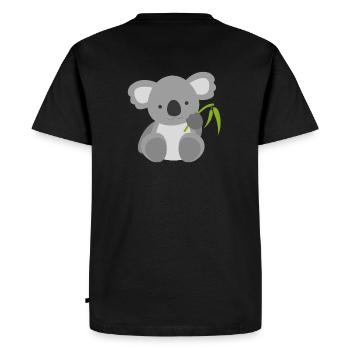 Koala Baby - Cute Australia - Idée cadeau - T-shirt Premium bio Homme - noir - Dos - Nico (187cm)