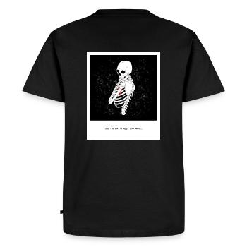 Sauvegarder - T-shirt Premium bio Homme - noir - Dos - Nico (187cm)