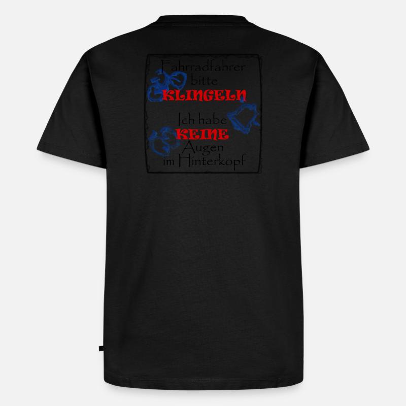 Fahrradfahrer bitte klingeln - Männer Premium Bio T-Shirt - undefined