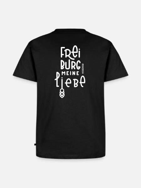 Freiburg meine Liebe - Männer Premium Bio T-Shirt - Schwarz