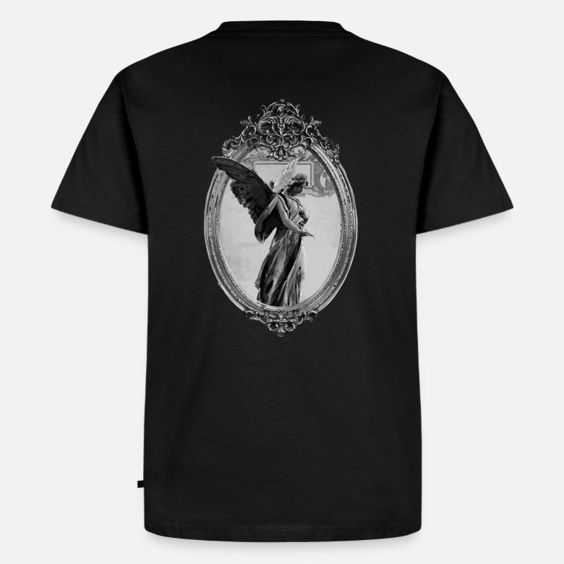 Renaissance Wings - Männer Premium Bio T-Shirt - Schwarz