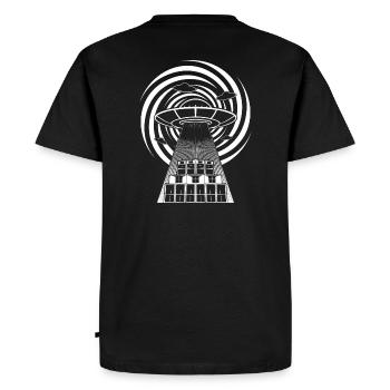 tekno 23 ufo soundsystem - T-shirt Premium bio Homme - noir - Dos - Nico (187cm)
