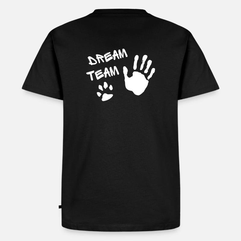 Das Dreamteam - Männer Premium Bio T-Shirt - Schwarz